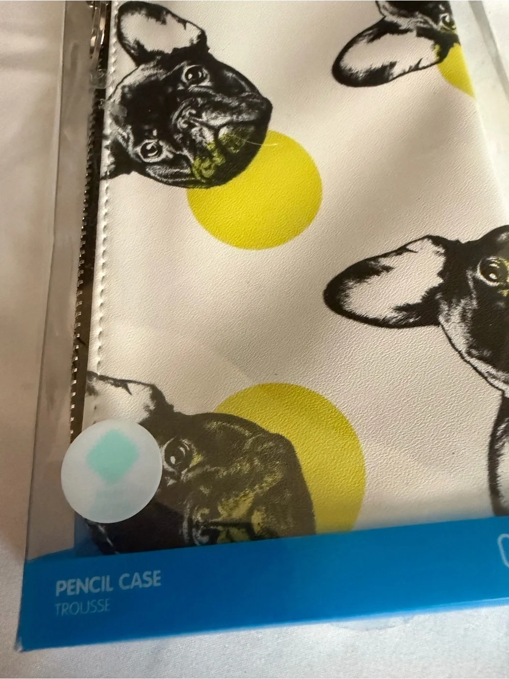 Pencil Or Cosmetic Case with “Frenchie”